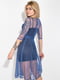 Сукня синя з декором | 5299195 | фото 3
