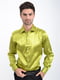 Рубашка зеленая в принт | 5299263