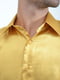 Рубашка золотистого цвета в принт | 5299264 | фото 4