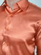 Рубашка коричневая в принт | 5299265 | фото 4