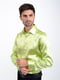 Рубашка салатового цвета в принт | 5299269 | фото 2