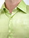 Рубашка салатового цвета в принт | 5299269 | фото 4