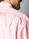 Рубашка розового цвета в полоску | 5299360 | фото 4