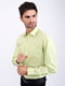 Рубашка салатового цвета в полоску | 5299373 | фото 2