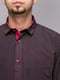 Рубашка бордовая в полоску | 5303868 | фото 4