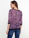 Блуза фиолетовая в принт | 5308589 | фото 2