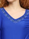 Блуза синяя | 5308591 | фото 5
