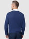 Пуловер синій в гусячу лапку | 5309731 | фото 3