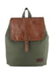 Рюкзак зелено-коричневый | 5311582