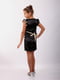 Сукня чорна декорована | 2030239 | фото 4