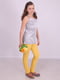 Штани жовті з декором | 2399733 | фото 4