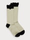 Шкарпетки молочно-чорні | 5319779