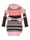 Платье розово-черное в полоску | 5292540 | фото 3