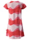 Платье коралловое в волнообразную полоску | 5329412 | фото 2