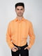 Рубашка оранжевая в полоску | 5306367