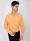 Рубашка оранжевая в полоску | 5306367 | фото 2