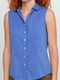 Блуза синяя | 5350430 | фото 3