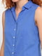 Блуза синяя | 5350430 | фото 4