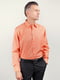 Рубашка оранжевая в полоску | 3108396 | фото 4
