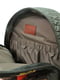 Рюкзак цвета хаки с принтом | 3681381 | фото 11