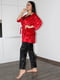 Комплект пижамный: майка, брюки и халат | 5363880 | фото 3