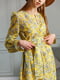 Сукня жовта з квітковим принтом | 5364534 | фото 8
