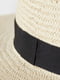 Шляпа песочного цвета соломенная | 5366528 | фото 3