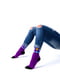 Шкарпетки фіолетові з малюнком | 5366644