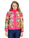 Куртка малинового цвета с цветочным принтом | 5365971