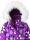 Куртка фиолетовая в цветочный принт | 1378051 | фото 4