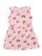 Платье розовое в принт | 5380687 | фото 3