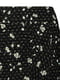 Юбка черная в цветочный принт | 5368401 | фото 3