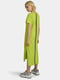 Платье зеленое с принтом | 5384179 | фото 2