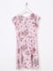 Платье розовое с принтом | 5388018 | фото 2