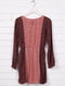 Платье комбинированной расцветки с принтом | 5388023 | фото 2