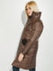 Пальто коричневое | 5393490 | фото 2