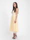 Платье лимонного цвета с узором | 5393507 | фото 2