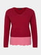 Пуловер бордово-розовый | 5395190 | фото 4