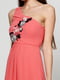 Платье кораллового цвета с декором | 5399328 | фото 3
