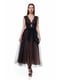 Сукня чорно-бежевого кольору | 5400922 | фото 2