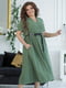 Сукня оливкового кольору | 5401011 | фото 2