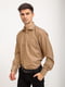 Рубашка коричнево-кофейного цвета в полоску | 5416046 | фото 2