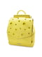Рюкзак желтый с декором | 5386053