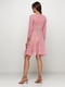 Платье розовое в принт | 5423067 | фото 2