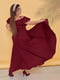 Сукня кольору марсал | 5423524 | фото 3