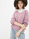 Пуловер розовый | 5430359