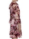 Сукня кольору вишні з принтом | 5431140 | фото 2