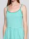 Сукня зелена в смужку | 5433939 | фото 3