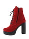 Ботинки красного цвета | 5436382 | фото 2