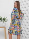 Сукня різнокольорова в квітковий принт | 5444100 | фото 2